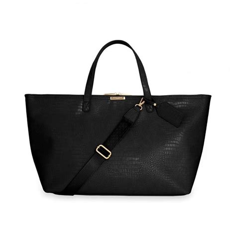 celine faux croc weekend holdall bag black|Celine.